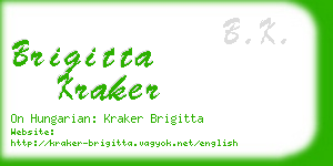 brigitta kraker business card